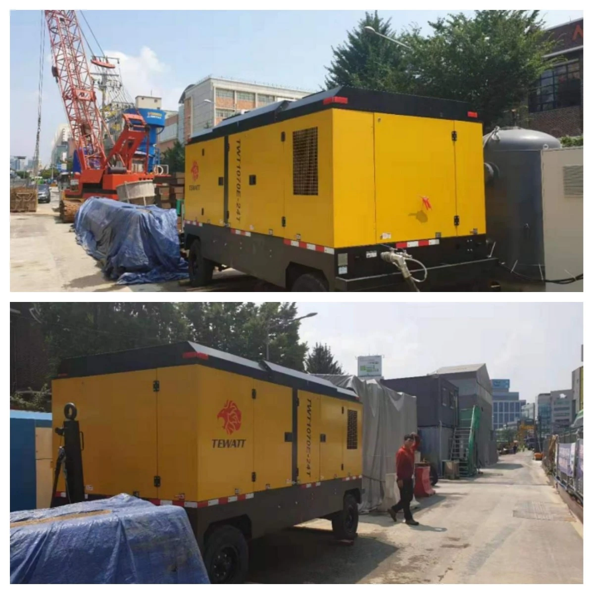 Electric air compressors